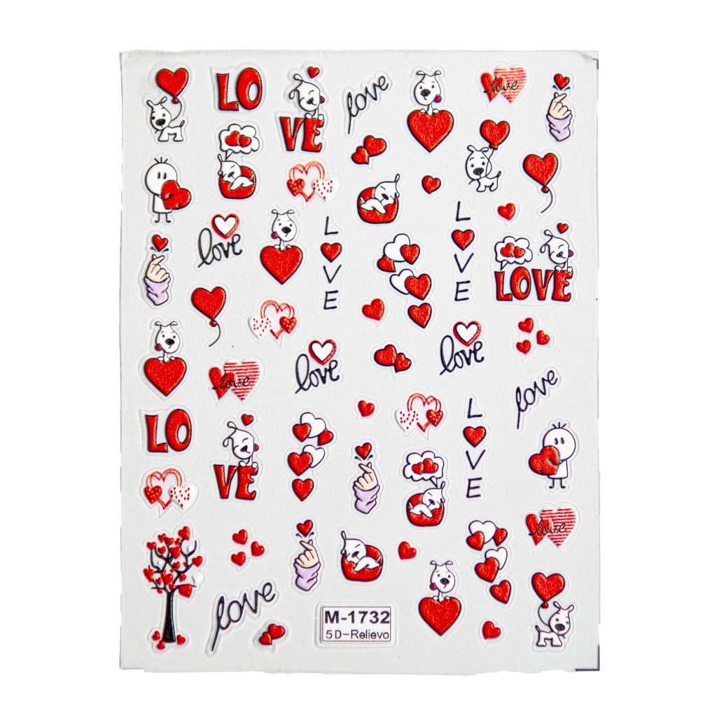 برچسب لنز ناخن مدل love کد M-1732 با طرح برجسته پنج‌بعدی و رنگ قرمز، انتخابی جذاب برای طراحی حرفه‌ای و زیبایی ناخن است. این محصول با جنس پلاستیک مقاوم و بسته ۴۶ عددی، مناسب ناخن طبیعی و مصنوعی بوده و جلوه‌ای خاص به دستان شما می‌بخشد.